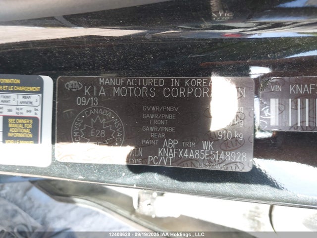 KIA Forte 2014 KNAFX4A85E5148928 Image 9