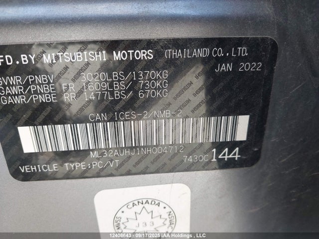 ML32AUHJ1NH004712 Mitsubishi mivec