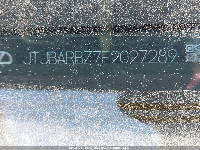 JTJBARBZ7F2027289 Lexus 8ar-fts