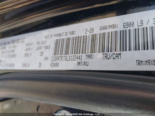 RAM 2020 2020 1C6RR7KT6LS122441 Image 9