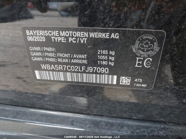 WBA5R7C02LFJ97090 BMW 330i Xdrive
