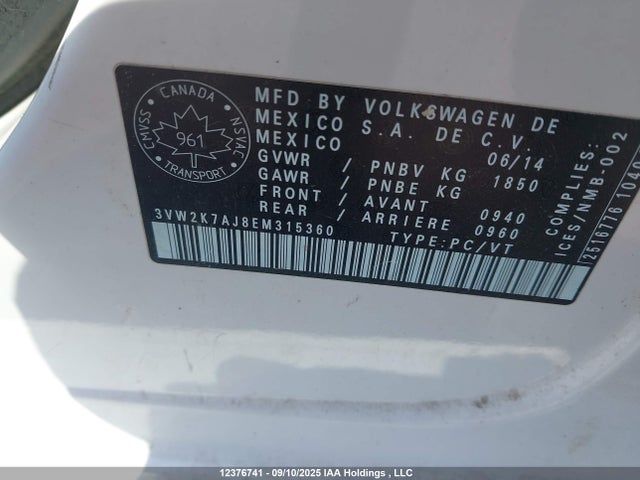Volkswagen Jetta 2014 3VW2K7AJ8EM315360 Image 18