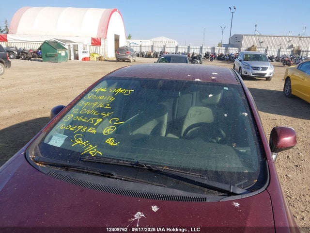 Aukcja sprzedaży 2012 Honda Civic Lx, vin: 2HGFB2F4XCH062159, numer aukcji: 12409762
