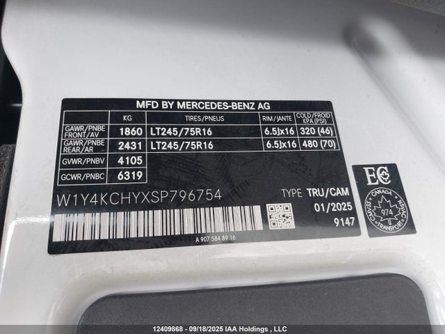 W1Y4KCHYXSP796754 Mercedes-Benz om654