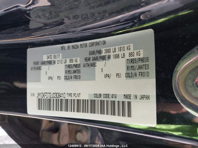 Mazda pe 2018 JM1DKFD72J0308410 Image 9