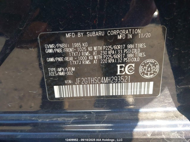 JF2GTHSC4MH293521 Subaru na