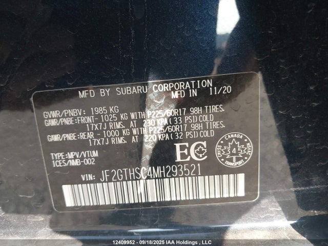 JF2GTHSC4MH293521 Subaru na
