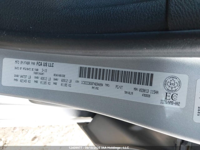 1C3CCCBG6FN694094 Chrysler 2015