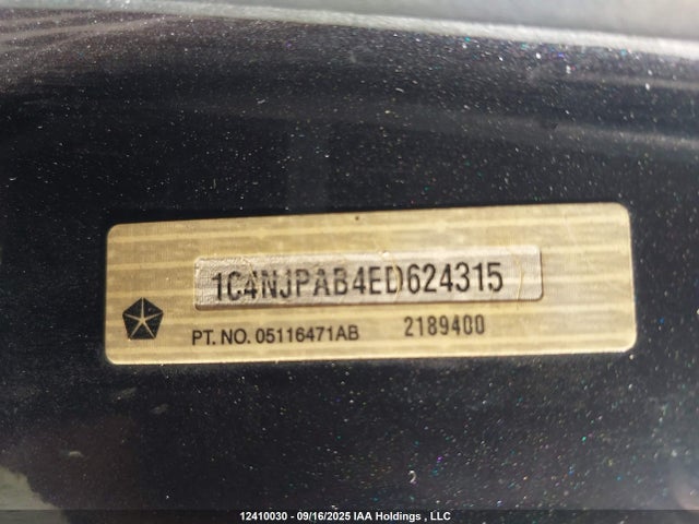 1C4NJPAB4ED624315 Jeep Patriot
