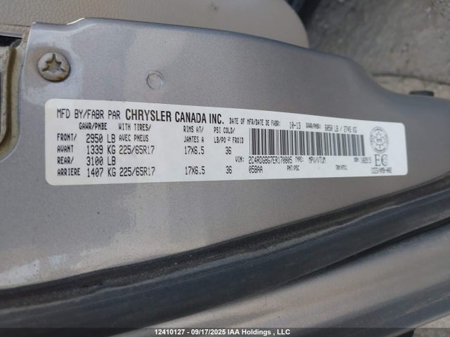 2C4RDGBG7ER170805 Dodge 2014