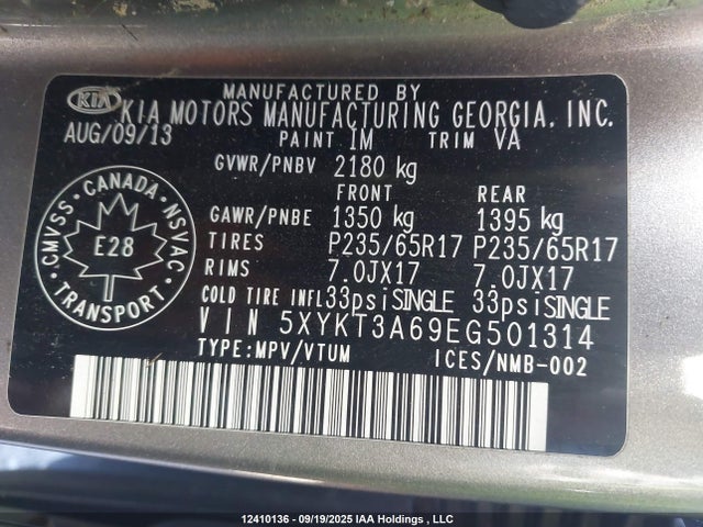 5XYKT3A69EG501314 KIA dohc t-gdi theta-ii