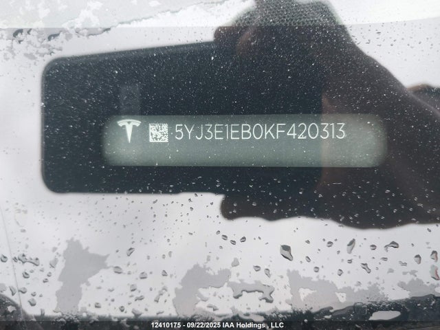 Tesla MODEL 3 2019 5YJ3E1EB0KF420313 Image 19