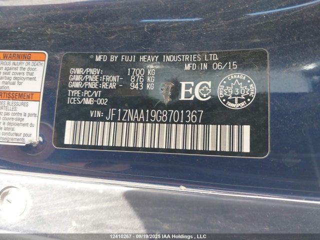 Scion fa20 2016 JF1ZNAA19G8701367 Image 9