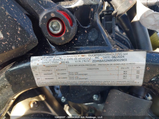 Ducati Hypermotard 2025 ZDMBAS2N9SB002903 Image 10