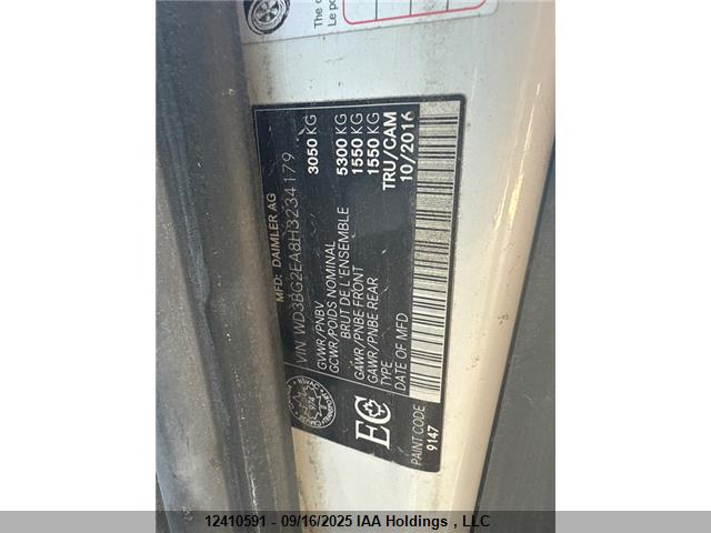 Mercedes-Benz m274 2017 WD3BG2EA8H3234179 Image 9