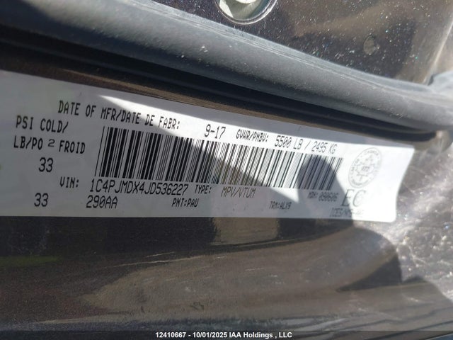 Jeep 2018 2018 1C4PJMDX4JD536227 Image 9