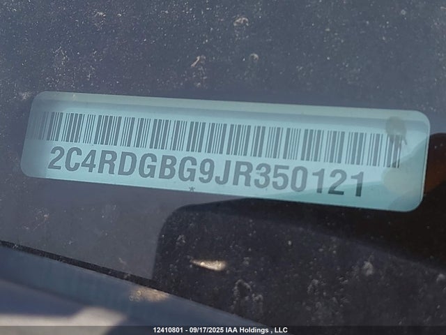 2C4RDGBG9JR350121 Dodge 2018