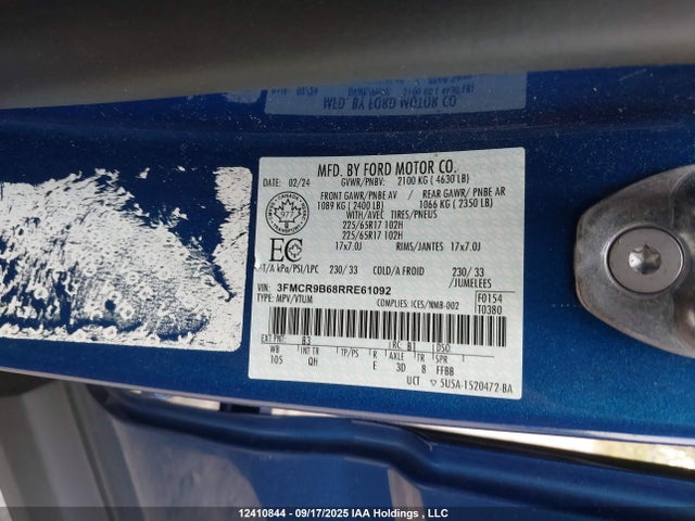 3FMCR9B68RRE61092 Ford dragon