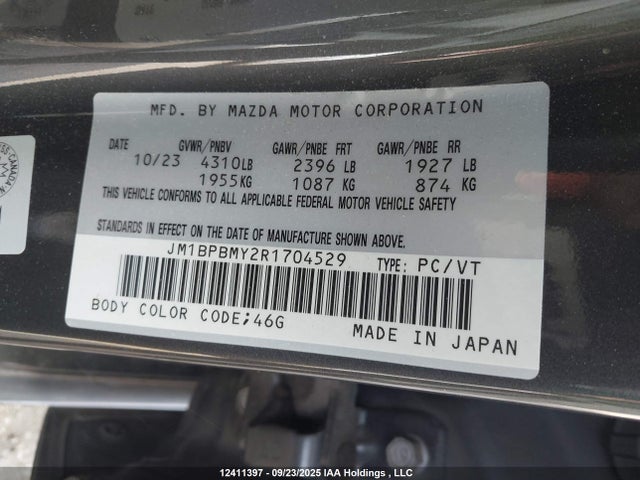Mazda py turbo 2024 JM1BPBMY2R1704529 Image 17
