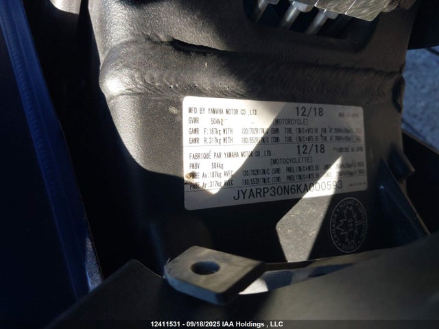 Yamaha 2019 2019 JYARP30N6KA000593 Image 14