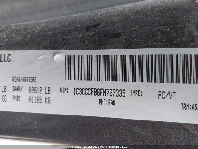 1C3CCCFB6FN727335 Chrysler 200