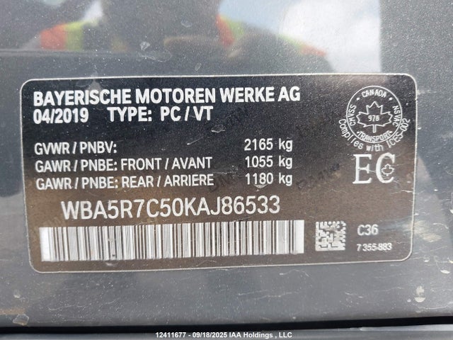 BMW 330I 2019 WBA5R7C50KAJ86533 Image 18