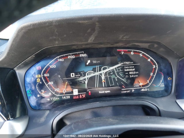12411942 :رقم المزاد ، WBA5U9C04LAF54831 vin ، 2020 Bmw M340xi مزاد بيع
