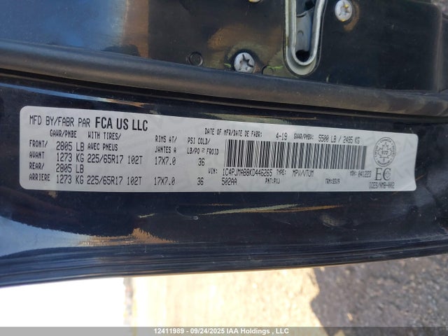 1C4PJMAB8KD446265 Jeep 2019