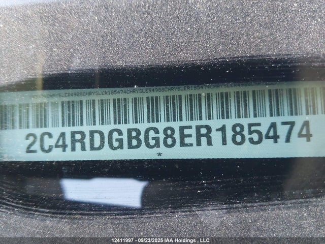 2C4RDGBG8ER185474 Dodge 2014