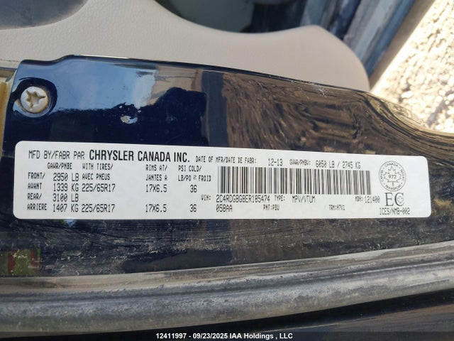 2C4RDGBG8ER185474 Dodge 2014