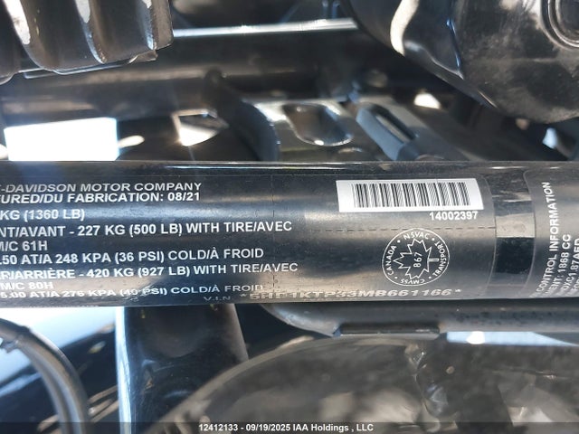 5HD1KTP33MB661166 Harley-Davidson FLTRXS
