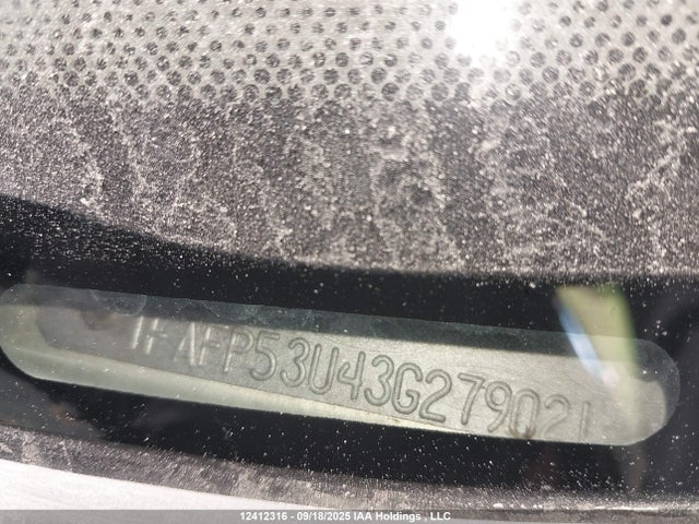 12412316 :رقم المزاد ، 1FAFP53U43G279021 vin ، 2003 Ford Taurus Se مزاد بيع