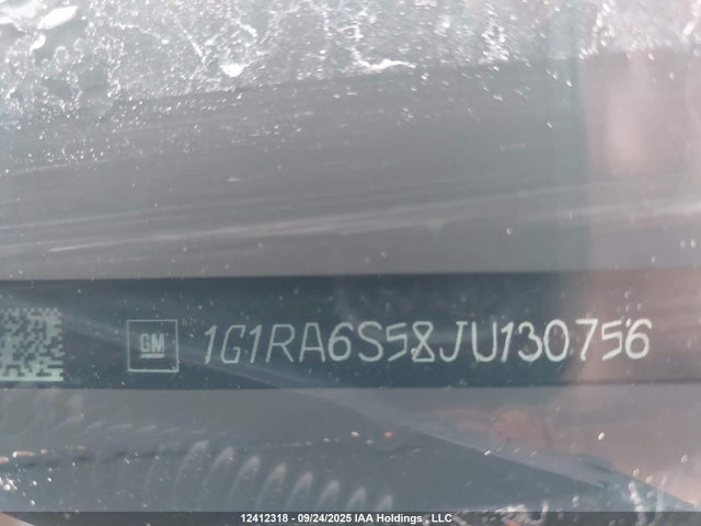 1G1RA6S58JU130756 Chevrolet l3a - direct injection, variable valve timing, hybrid, gen 1