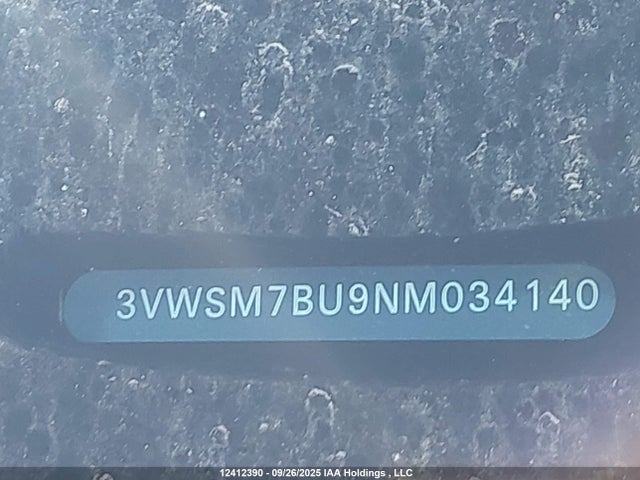 3VWSM7BU9NM034140 Volkswagen tsi