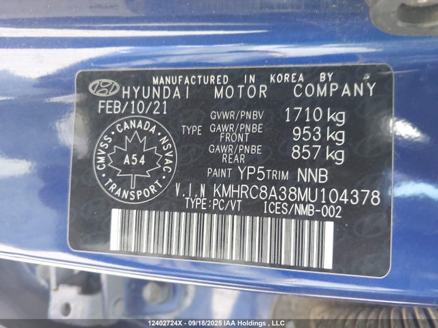 KMHRC8A38MU104378 Hyundai gamma ii