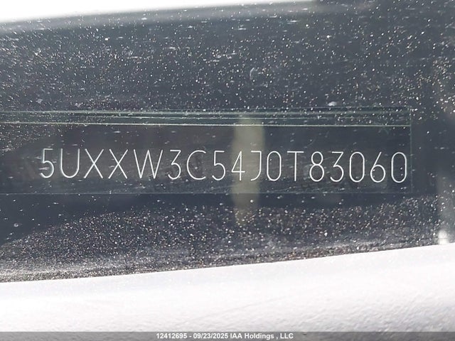5UXXW3C54J0T83060 BMW 2018