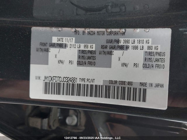 JM1DKFD70J0324881 Mazda pe