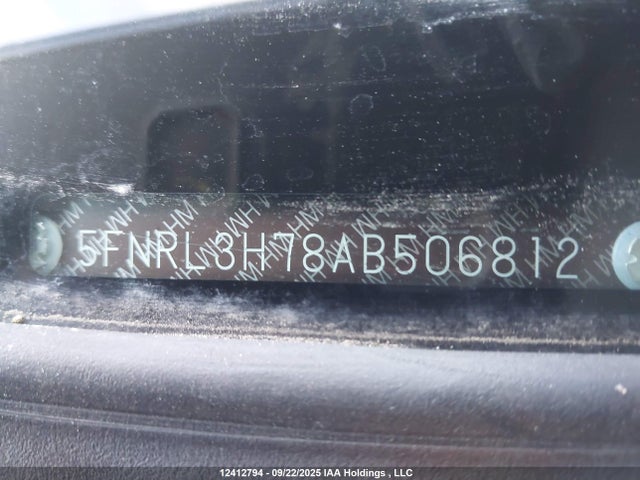 Продаж на аукціоні авто 2010 Honda Odyssey, vin: 5FNRL3H78AB506812, номер лоту: 12412794