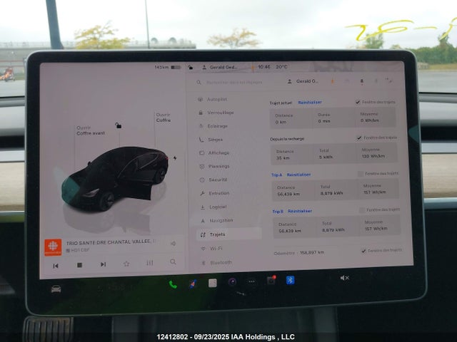 5YJ3E1EA3NF257992 Tesla MODEL 3