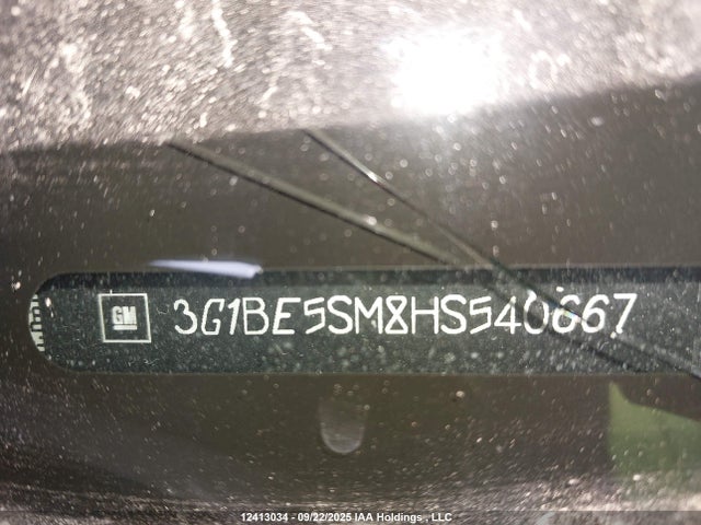 3G1BE5SM8HS540667 Chevrolet le2 -di: direct injection, vvt: variable valve timing, gen, alum