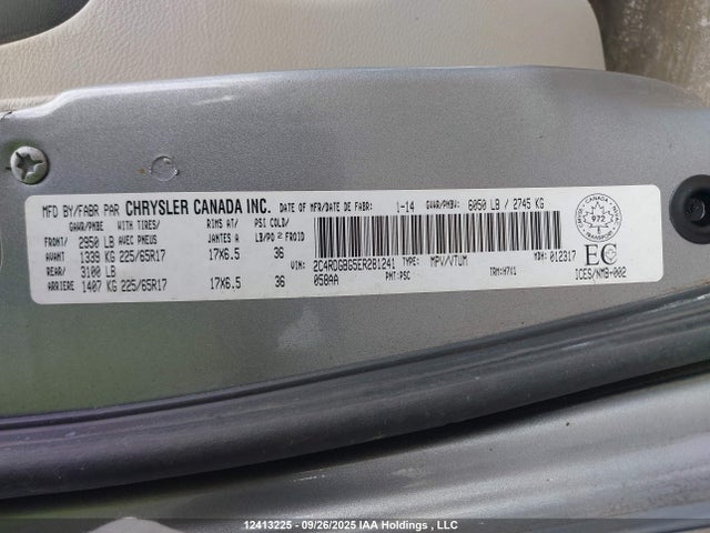 2C4RDGBG5ER281241 Dodge Grand Caravan