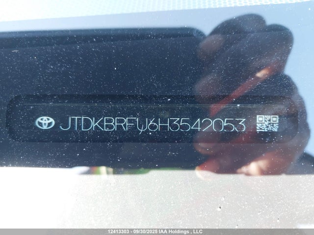 2017 Toyota Prius Technology/touring მანქანა იყიდება აუქციონზე, vin: JTDKBRFU6H3542053, აუქციონის ნომერი: 12413303