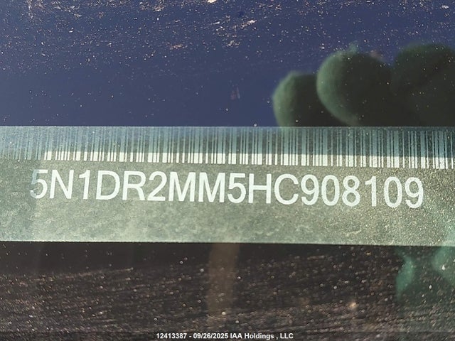 5N1DR2MM5HC908109 Nissan Pathfinder
