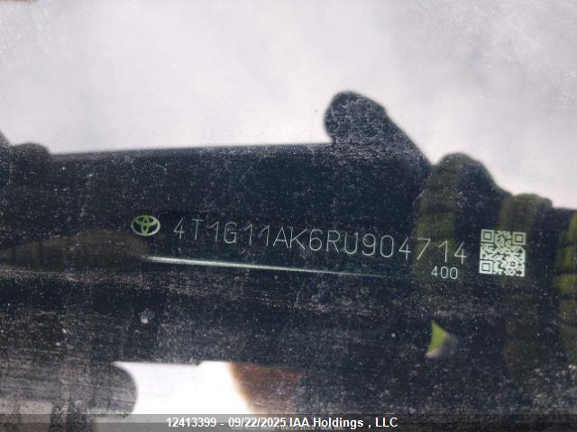 4T1G11AK6RU904714 Toyota a25a-fks