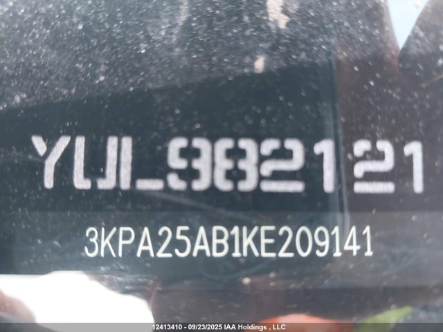 3KPA25AB1KE209141 KIA Rio