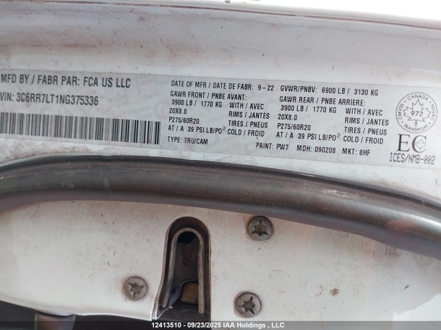 RAM 2022 2022 3C6RR7LT1NG375336 Image 9