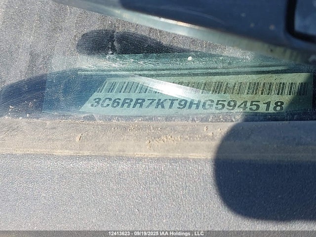 12413623 :رقم المزاد ، 3C6RR7KT9HG594518 vin ، 2017 Ram 1500 St مزاد بيع