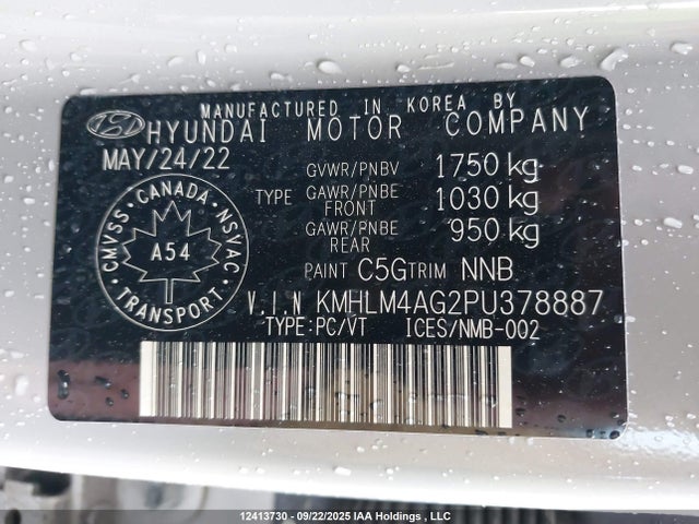 Hyundai mpi nu pe 2023 KMHLM4AG2PU378887 Image 19