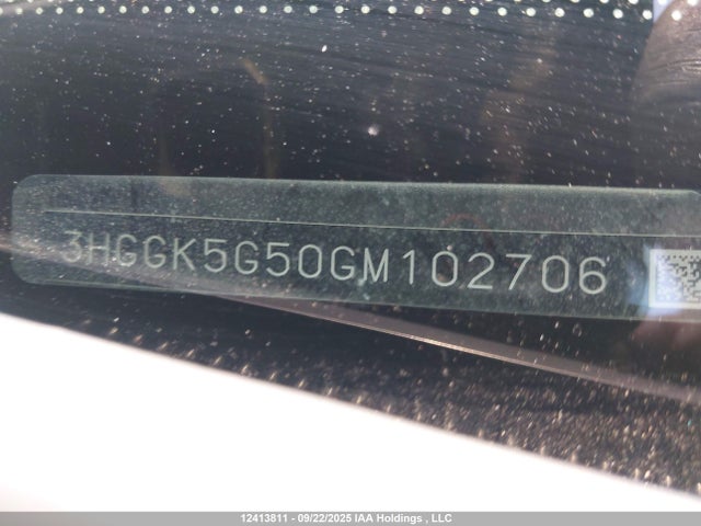 3HGGK5G50GM102706 Honda l15b1
