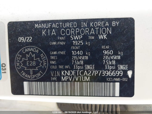 KIA gamma, t-gdi 2023 KNDETCA27P7396699 Image 9